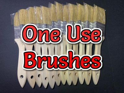 Brushes - great industrial quality - 25mm to 100mm. Twin Pack (2 brushes) or Box (12 brushes)