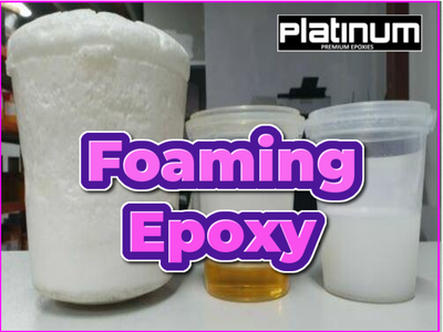 Foaming Epoxy Resin - Expands 5 times - Structurally strong, does not absorb water - Now 2:1 ratio