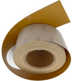 Sandpaper Roll - Hook and Loop - per meter