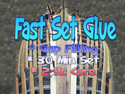 FAST SET GLUE - Gap filling, 30 min set, 2 hr cure 1:1 ratio