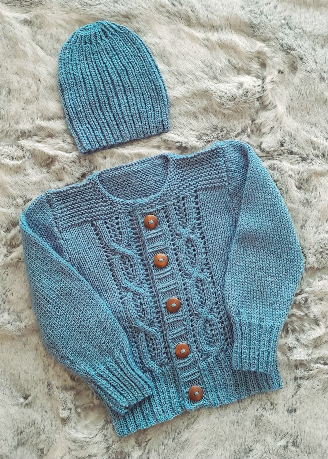 Jasper cardigan &amp; hat 3mths
