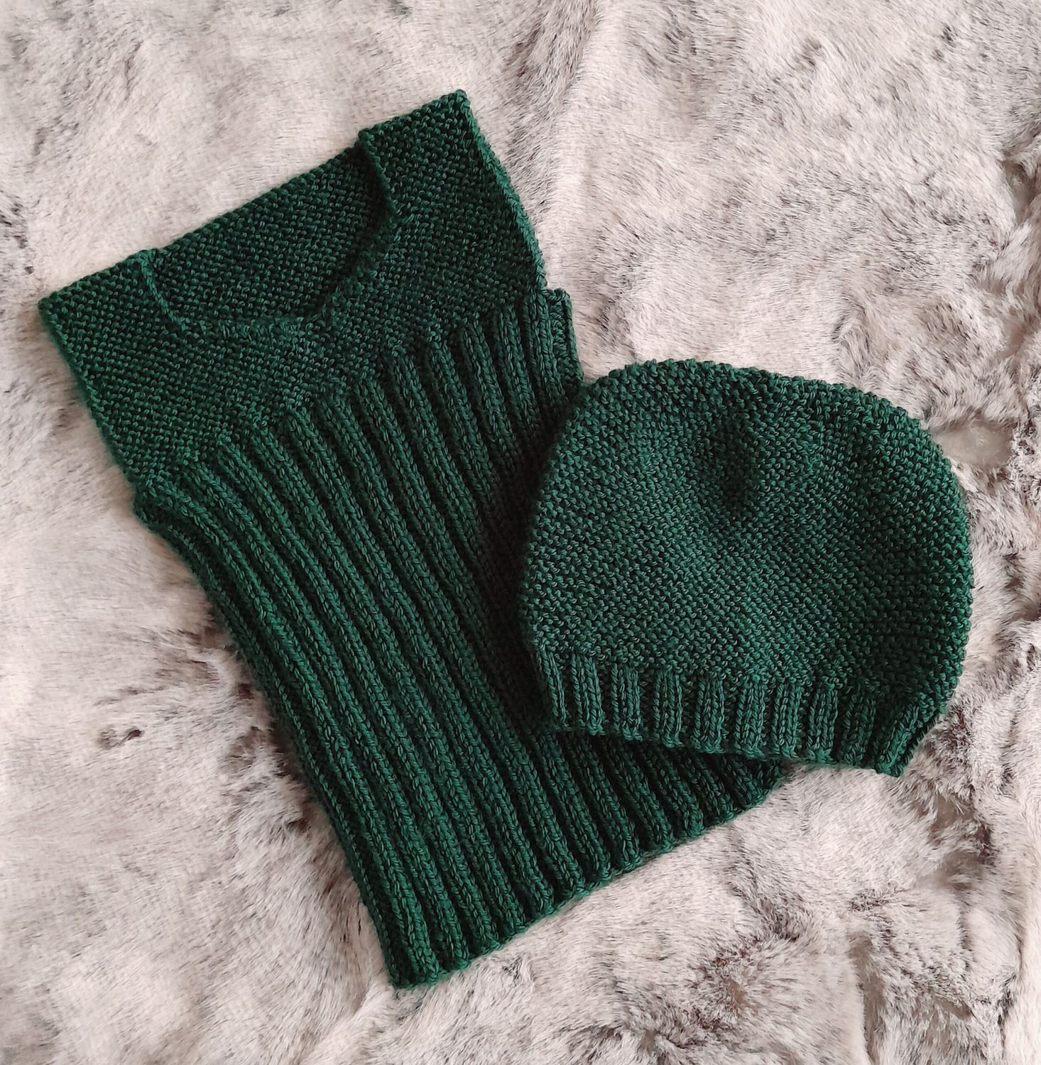 Merino Vest &amp; Hat newborn 