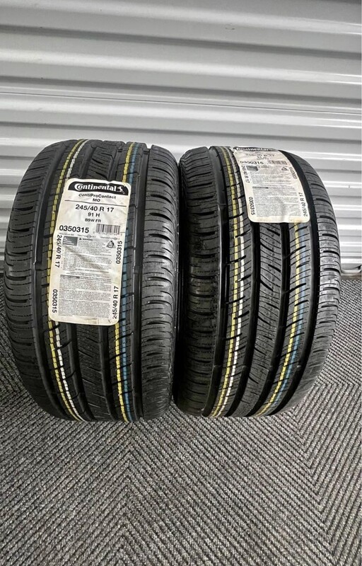 245/40r17 Continental Procontact Pair of 2 Tires