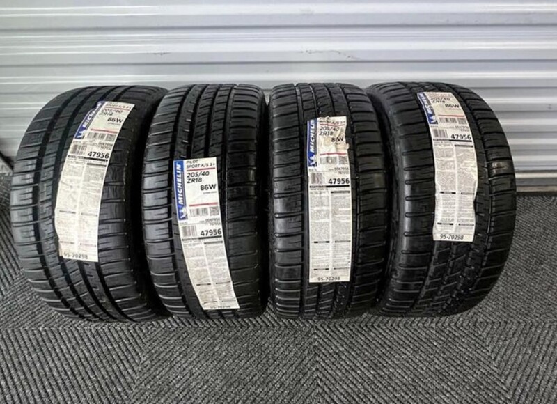 205/40zr18 Michelin Pilot Sport AS3+ Set of 4 Tires