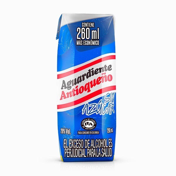 AGUARDIENTE ANTIOQUENO AZ 260 ML