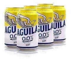 CERVEZA AGUILA CERO LATA X 6