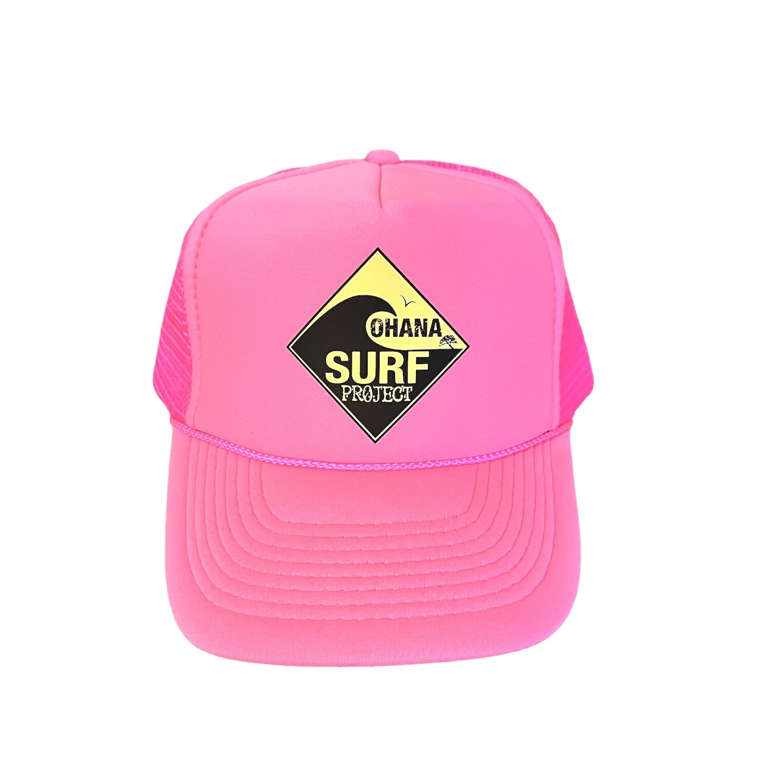 Hat Logo - Trucker Style, Color: Hot Pink