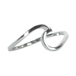 Pura Vida Wave Rings, Design: Sterling Silver, Size: 6