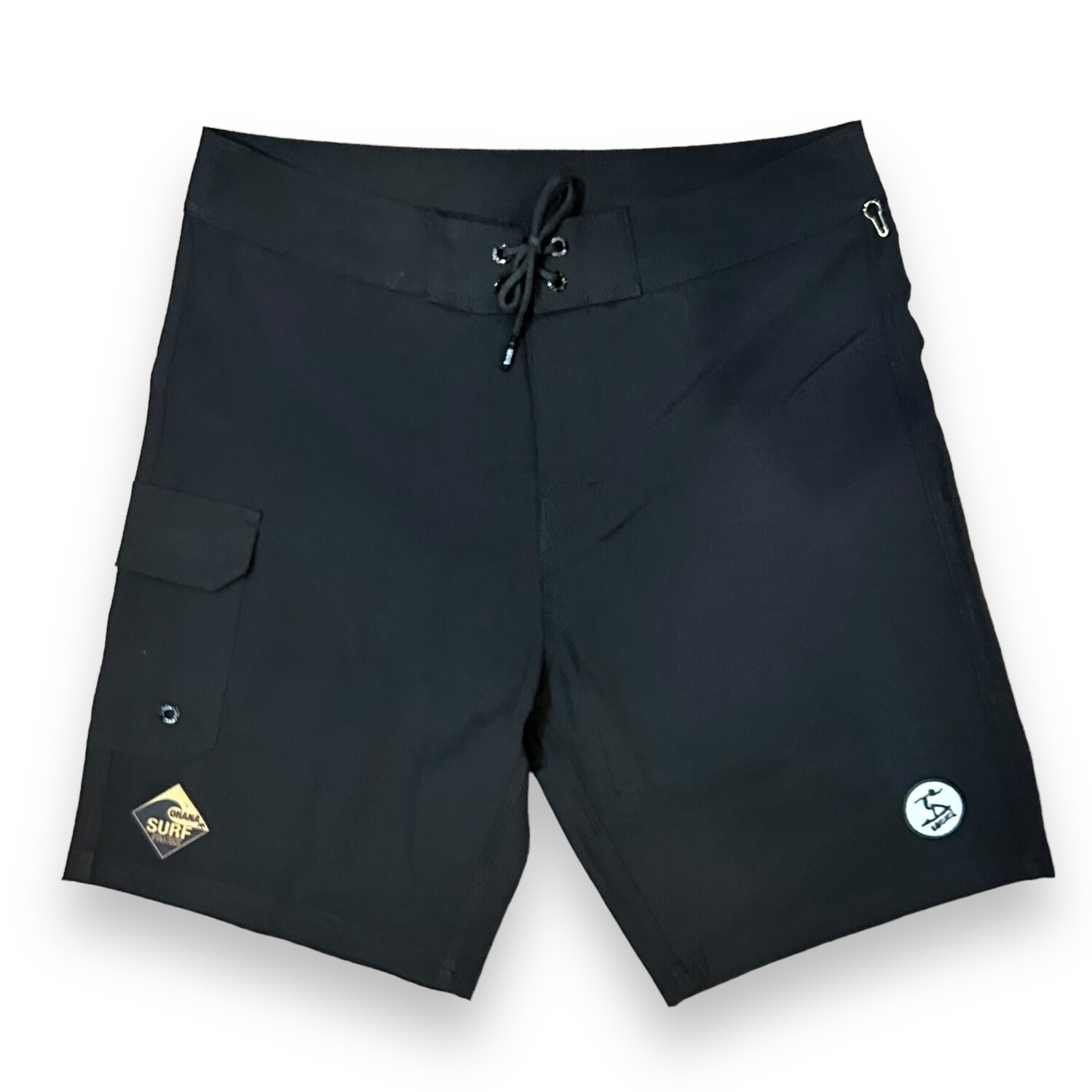 Board Shorts Stretch - Logo, Size: Small, Color: Black