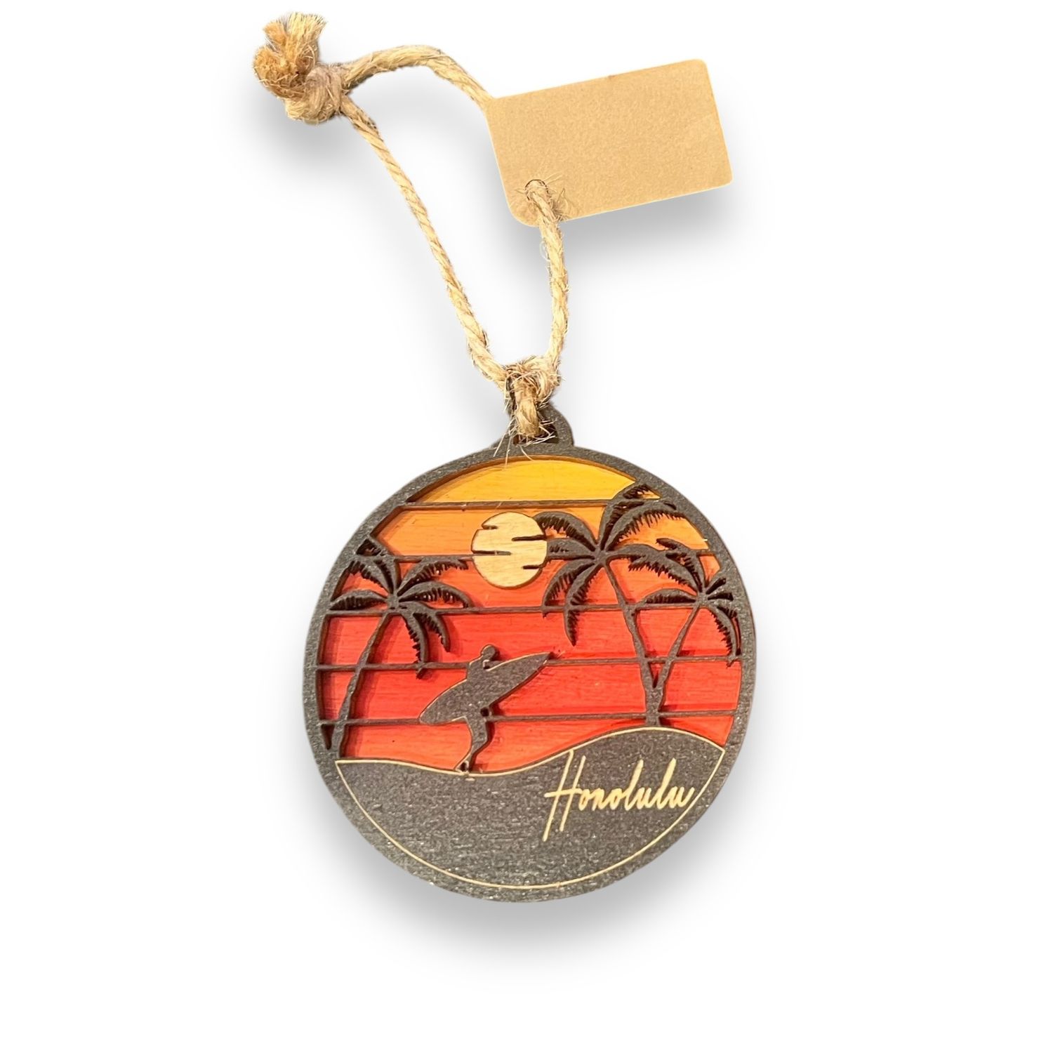 Ornament, Style: Surfer Sunset