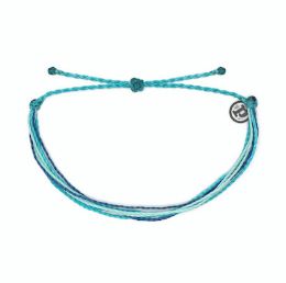 Pura Vida Bracelet - Bright Original, Color: Ocean Conservation (blue/white)