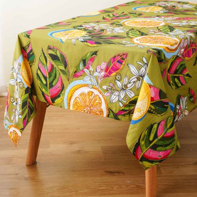'Lemon Life' rectangle tablecloth
