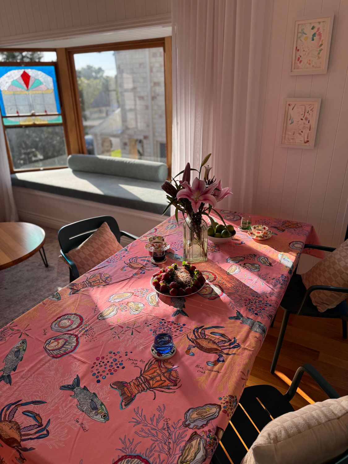 Stain &amp; UV resistant tablecloths in rectangle