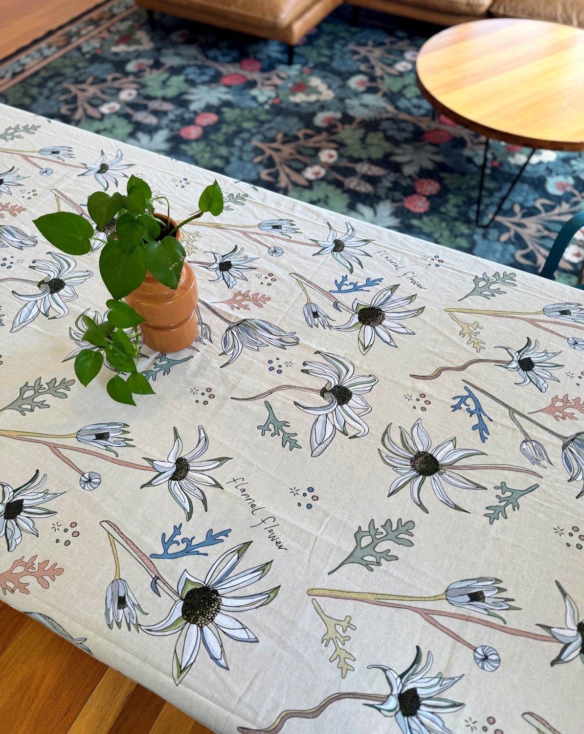 Flannel Flower tablecloth