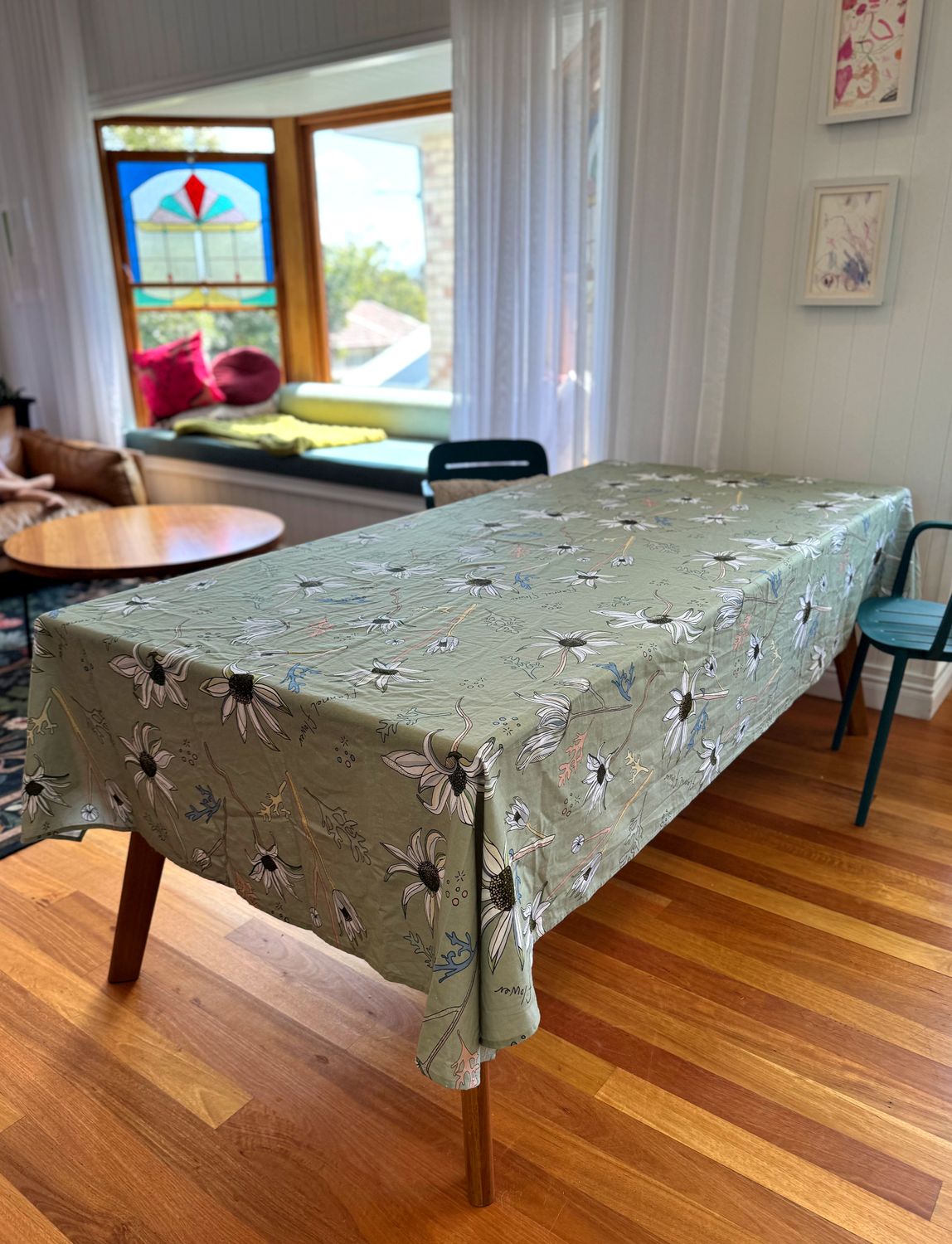 Flannel Flower tablecloth