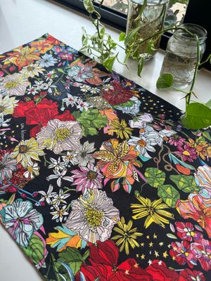 Cotton linen tea towel range