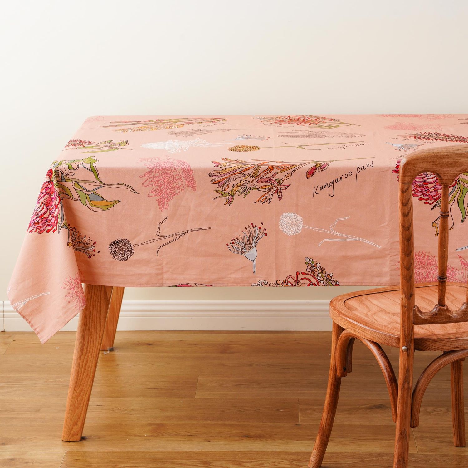 'Native Flora - Peach Paradise' tablecloth