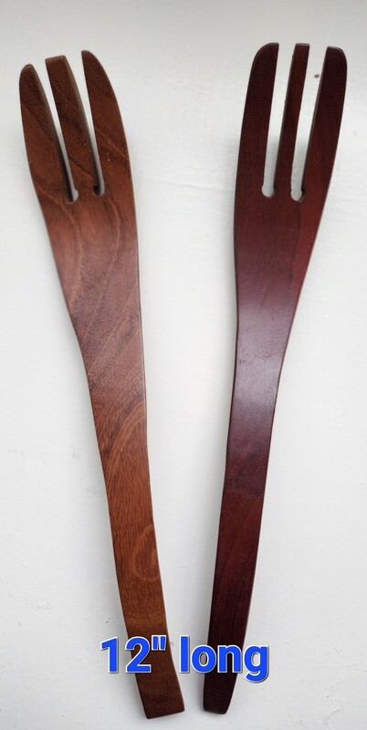 12&quot; Costa Rican Wooden Serving Forks (each)
