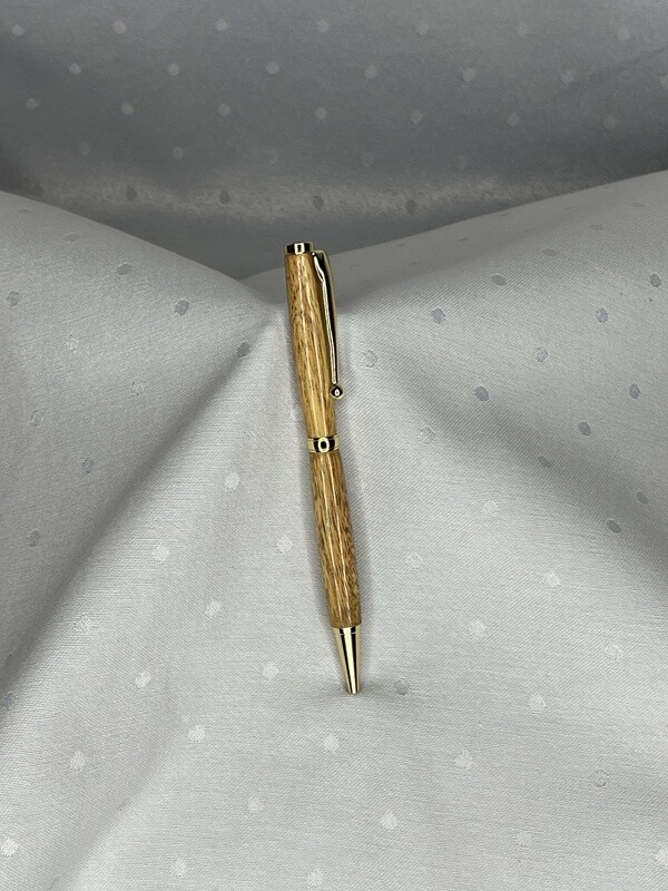 &quot;Golden Oakleaf&quot; Slimline Pen
