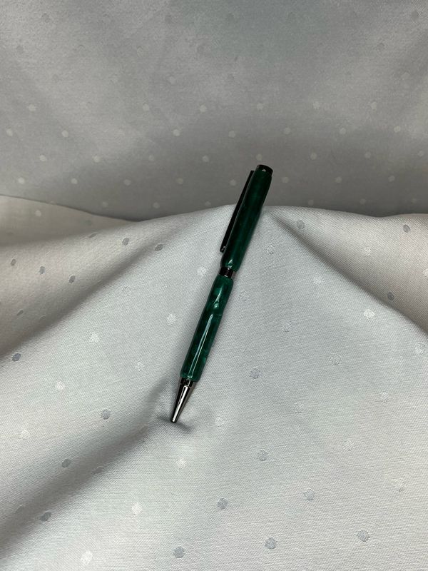 “Green Emerald” Slimline Pen