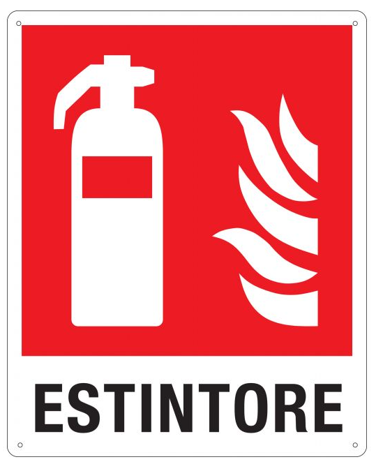 CARTELLO ESTINTORE