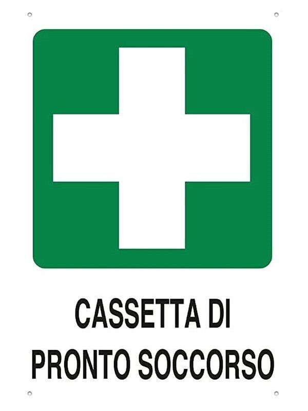 CARTELLO CASSETTA PRONTO SOCCORSO