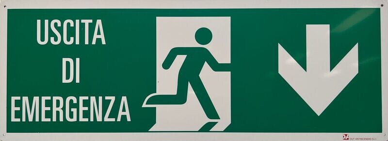 CARTELLO USCITA DI EMERGENZA