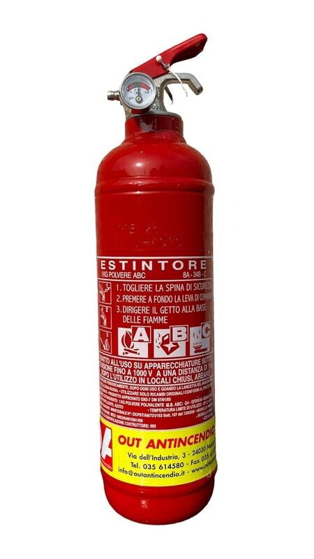 ESTINTORE EP1 A POLVERE DA KG.12
