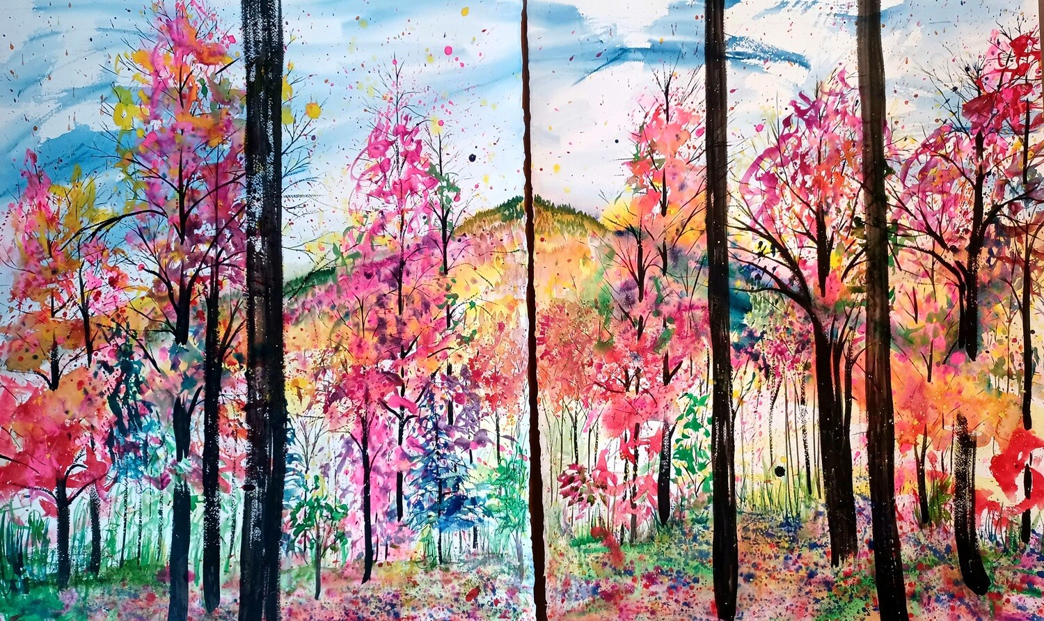 Wonder of Autumn Diptych