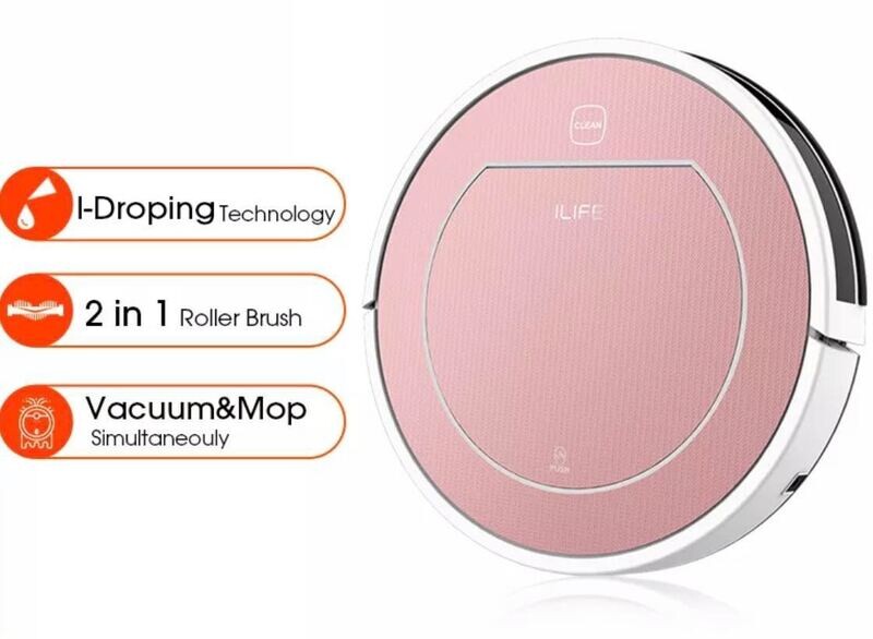 Robot Vacuum and Mop Cleaner, 120mins Automatic Charging, Home Appliance, For Sweeping and Mopping Smart Home