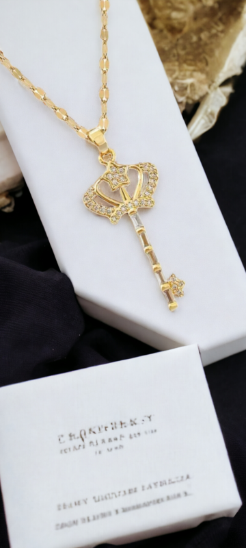 Crown Key Pendant