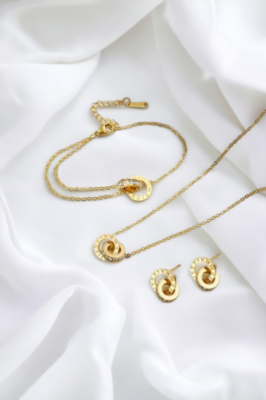 Set Golden Diamond Encrusted Roman Numerals Set Golden Diamond Encrusted Roman Numerals