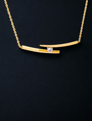 Trendy Rhinestone Pendant Necklace