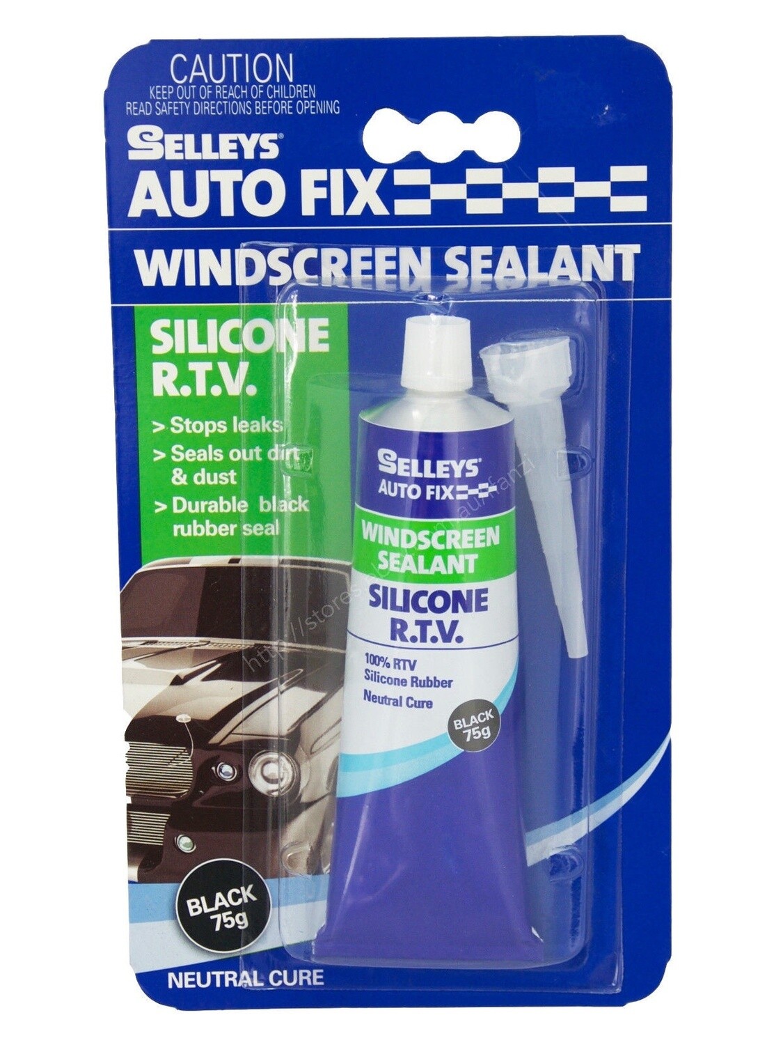 SELLEYS AUTOFIX Windscreen Sealant Blacks 75g WSS 75G