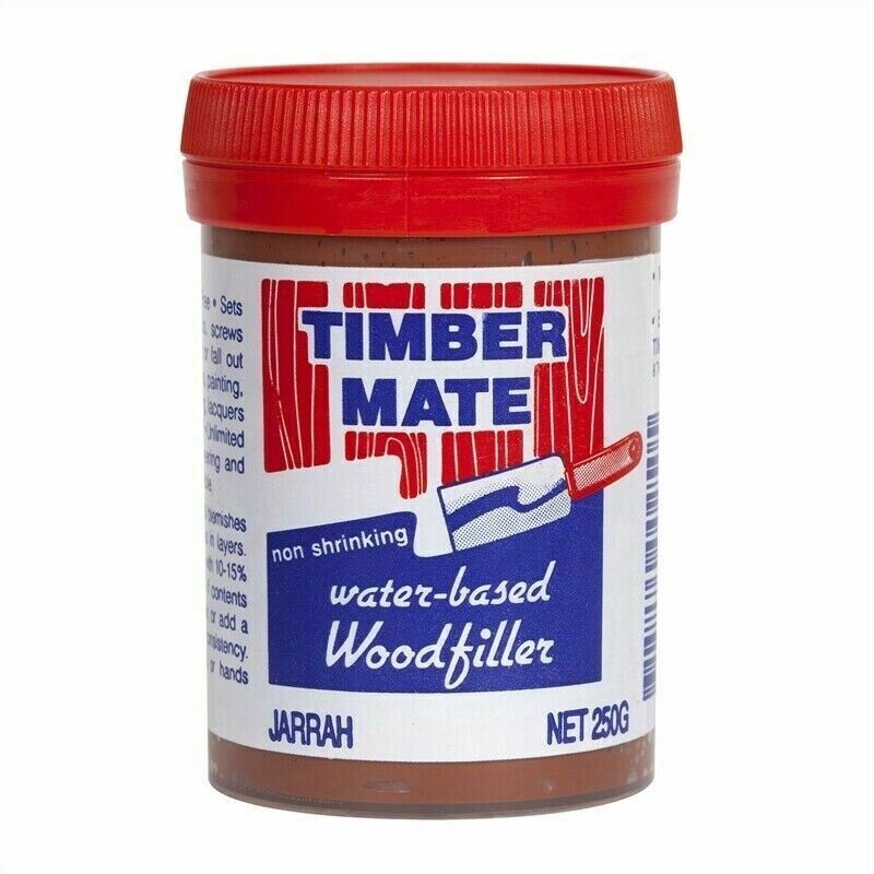 Timber Mate Waterbased Wood Filler 250g JARRAH TJ25