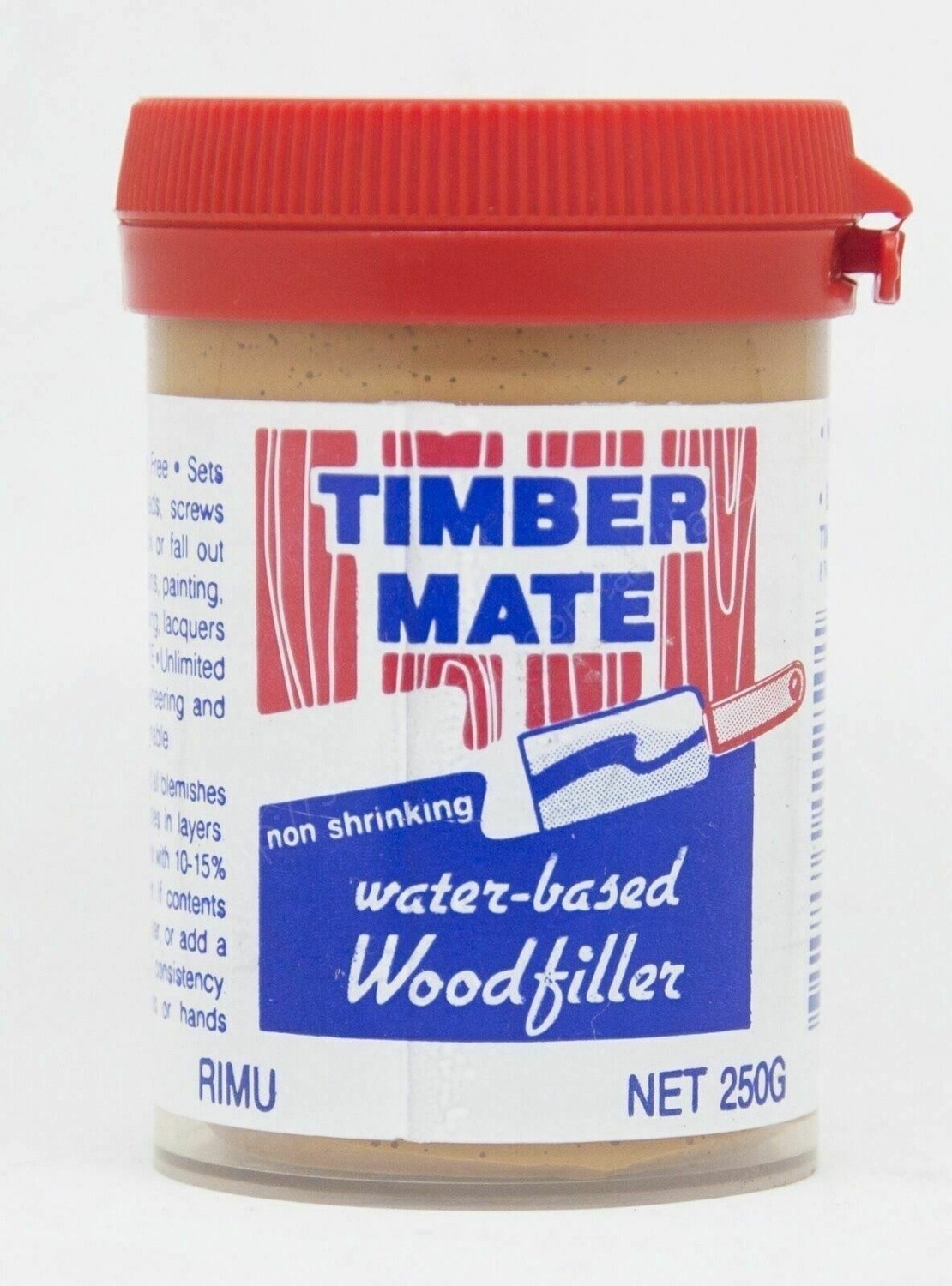 Timber Mate Waterbased Wood Filler 250g RIMU TR25
