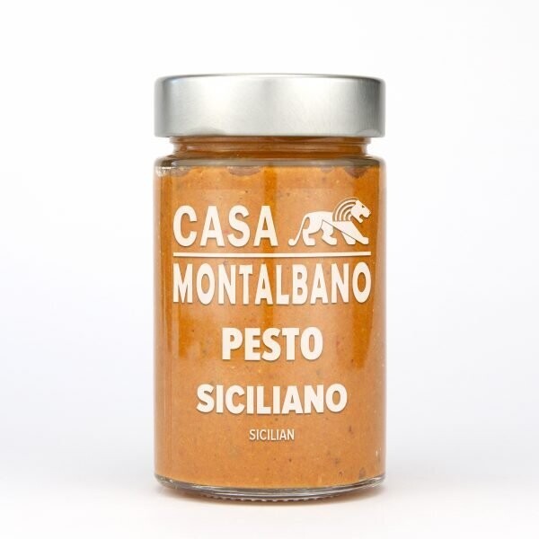 SICILIAANSE PESTO MET EXTRA VERGINE OLIJFOLIE - 200G