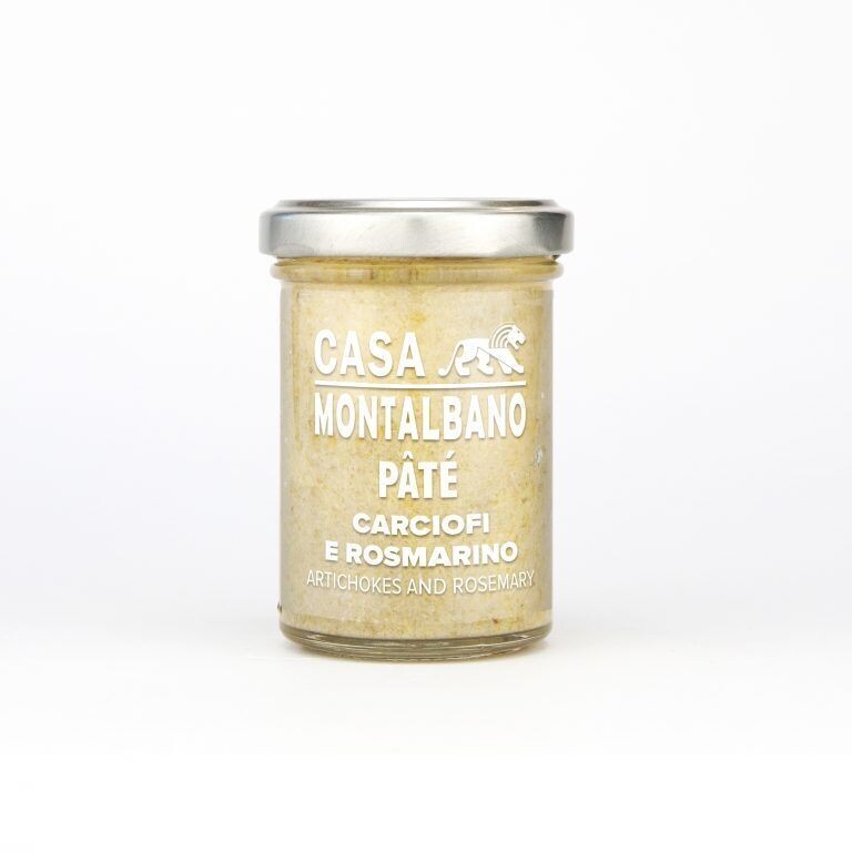 ARTISJOKKEN  EN  ROZEMARIJN PÂTÉ  IN  EXTRA  VERGINE  OLIJFOLIE  -  90G