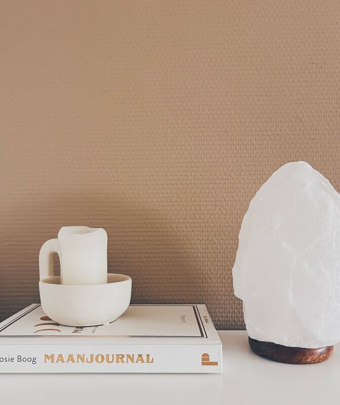 Himalaya zoutlamp wit