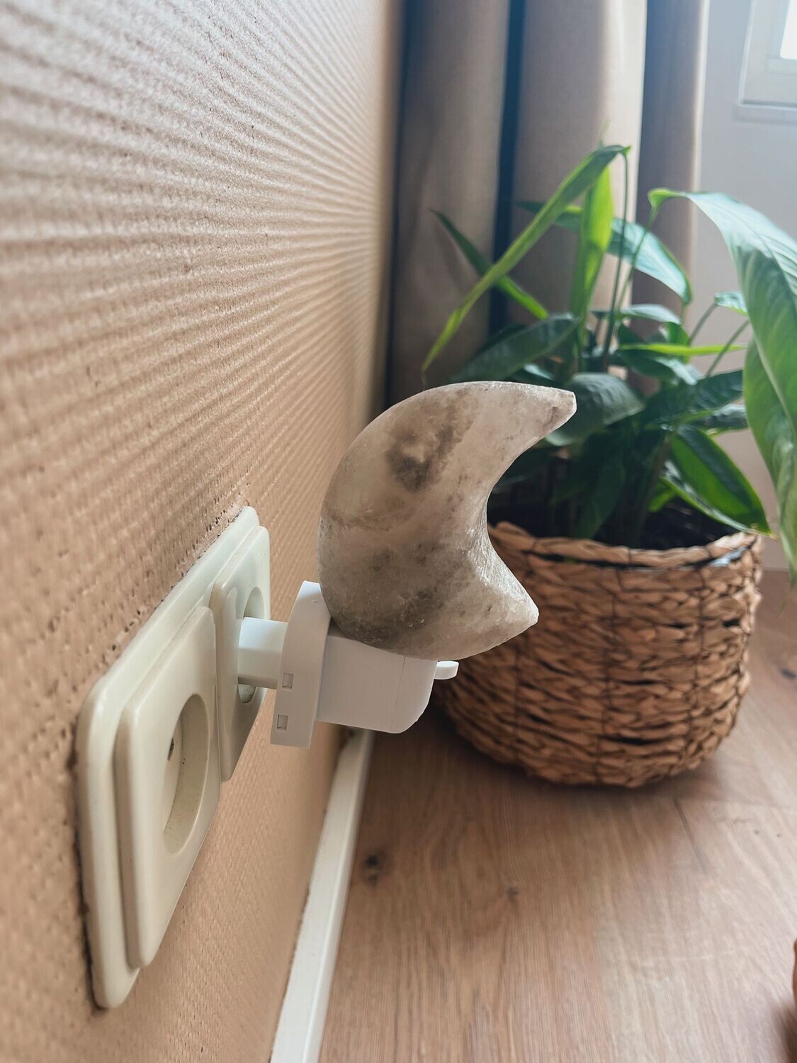 Nachtlampje maan zwart