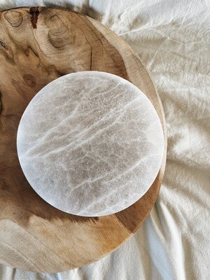 Seleniet oplaadschijf rond Seleniet oplaadschijf rond