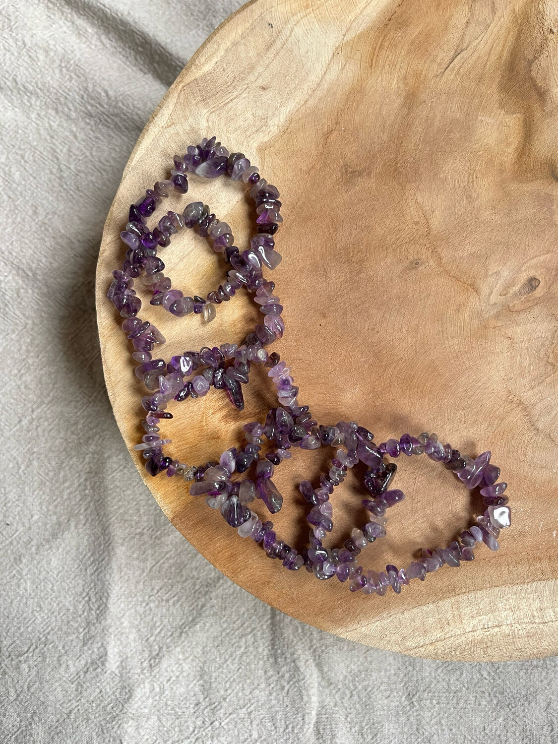 Armband amethist splitsteen