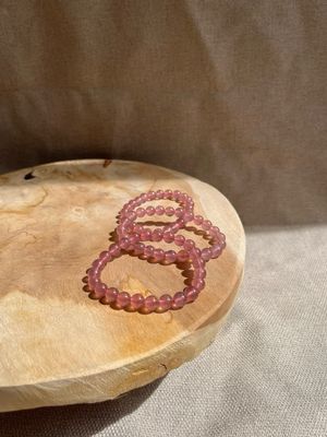 Aardbeienkwarts Armband 8mm