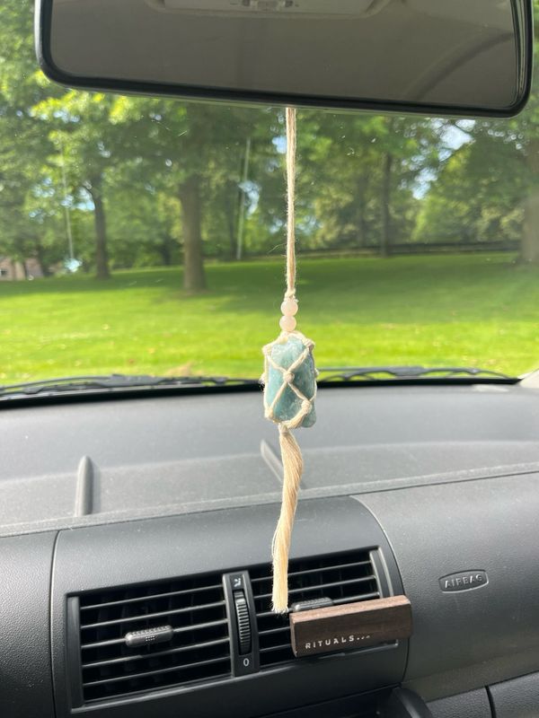Aquamarijn Hanger Auto