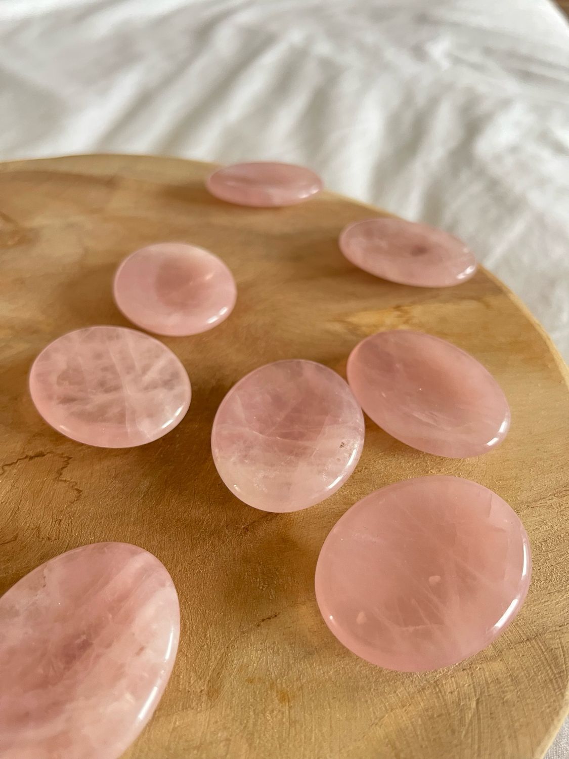 Worry stone rozenkwarts