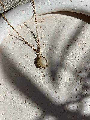 Ketting maansteen Ketting maansteen