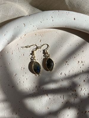 Oorbellen labradoriet