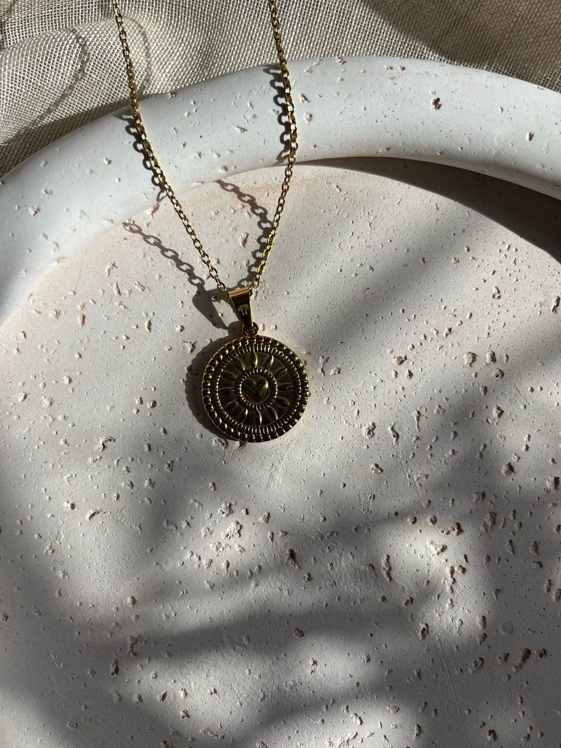 Ketting munt hartje Ketting munt hartje