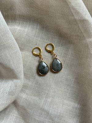 Oorbellen labradoriet Oorbellen labradoriet