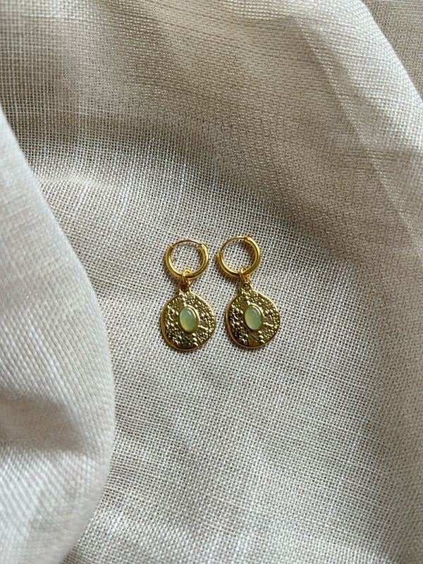 Oorbellen jade
